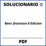 Solucionario Beer Jhonston 8 Edicion