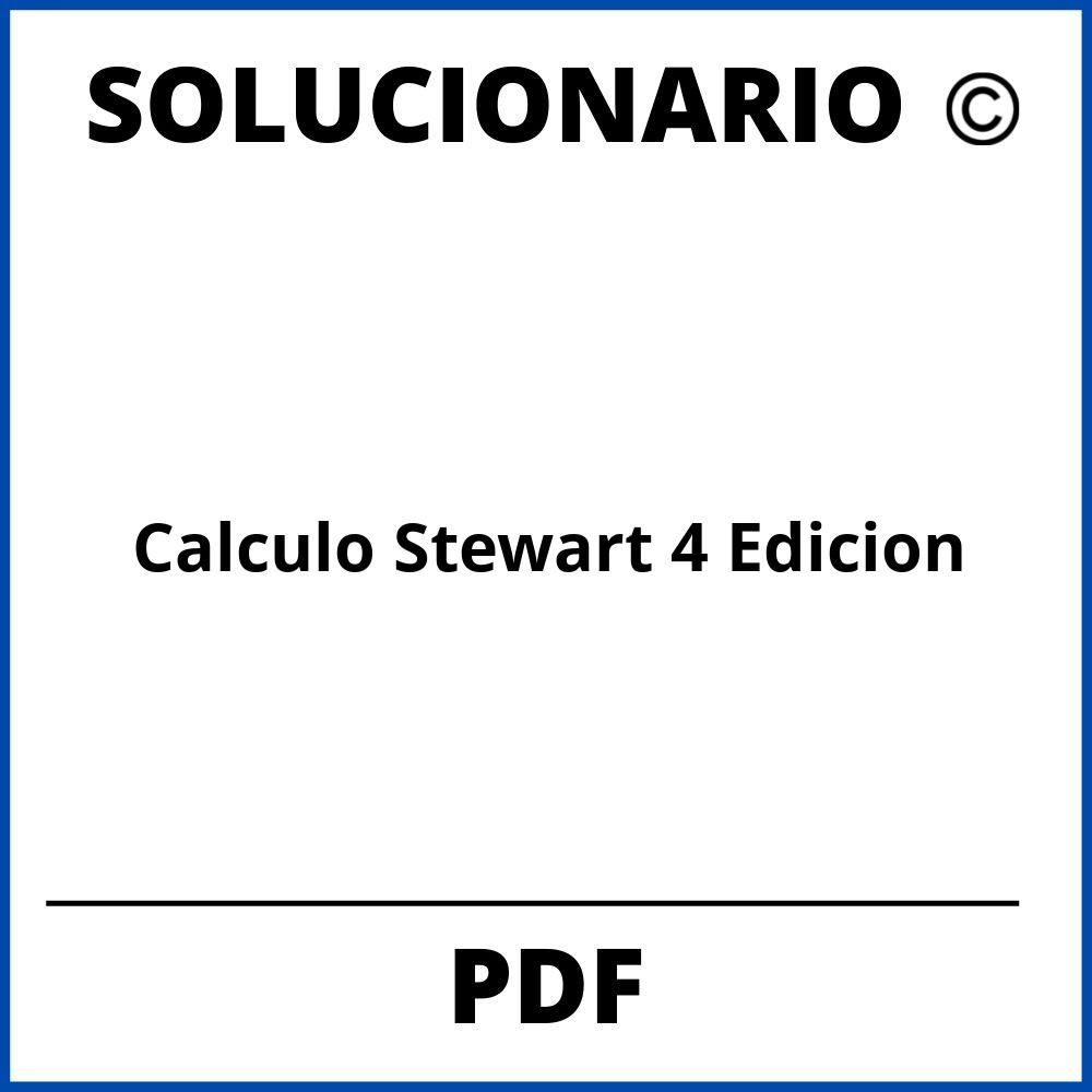 Solucionario Calculo Stewart 4 Edicion Pdf