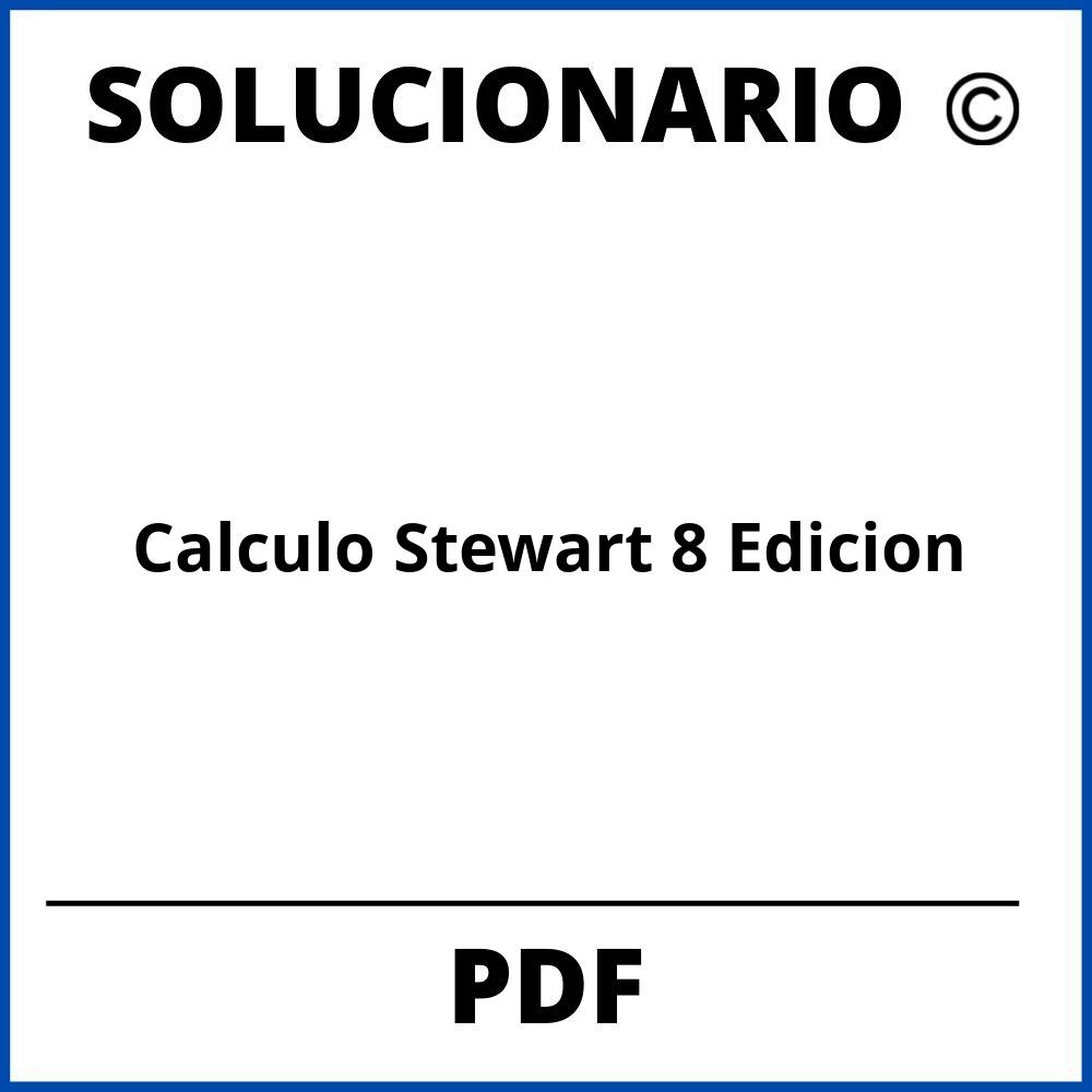 Cálculo Stewart 8 Edición Pdf Solucionario