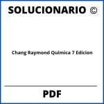 Chang Raymond Quimica 7 Edicion Pdf Solucionario