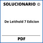 Solucionario De Leithold 7 Edicion Pdf