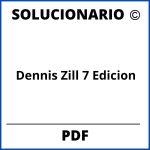 Solucionario Dennis Zill 7 Edicion