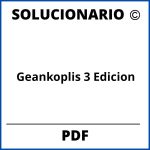 Geankoplis 3Ra Edicion Pdf Solucionario