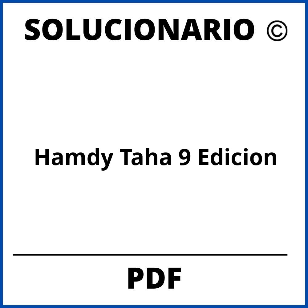 Solucionario Hamdy Taha 9 Edicion