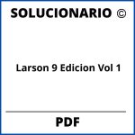 Solucionario Larson 9 Edicion Vol 1