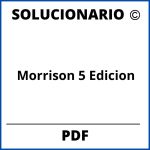 Solucionario Morrison 5Ta Edicion Pdf