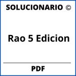 Solucionario Rao 5Ta Edicion Pdf