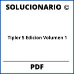Solucionario Tipler 5 Edicion Volumen 1