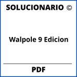 Solucionario Walpole 9 Edicion Pdf